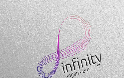 Modello di logo di Infinity loop Design 30