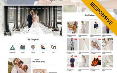 Wedlook - Esküvői ruhaüzlet PrestaShop téma