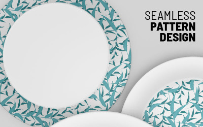 Abstract leaves and branches Pattern #92096