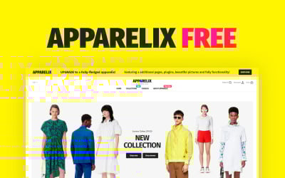 Apparelix Darmowy motyw Shopify