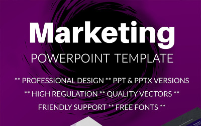 Bästa PowerPoint-mall för marknadsföring