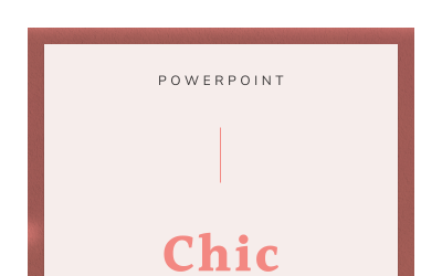 CHIC PowerPoint sablon