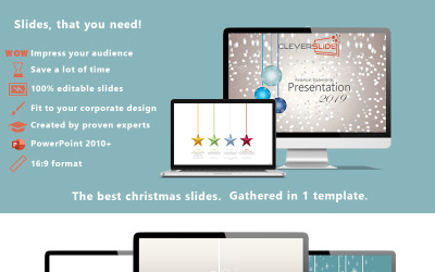 "Christmas PowerPoint Slides PowerPoint Template" - PowerPoint шаблон №92006