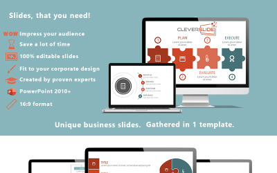 "Complete Business Presentation PowerPoint Template" - PowerPoint шаблон №92009