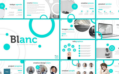 Blanc - szablon Keynote