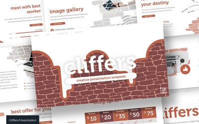 Cliffers PowerPoint template