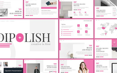 Dipolish PowerPoint template