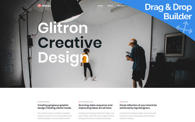 Giltron - Design Studio Moto CMS 3 sablon