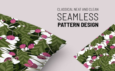 Hand drawn floral seamless design Pattern #92171