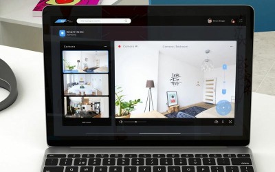 Elemente der Benutzeroberfläche des Smart Home Admin-Kamera-UI-Kits