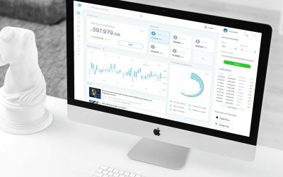 Elementy interfejsu użytkownika panelu administracyjnego portfela kryptowalut