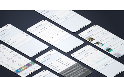 Элементы пользовательского интерфейса бронирования отелей