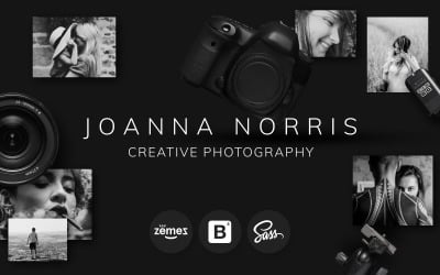 Joanna Norris - Fotoğrafçı Portföyü Web Sitesi Şablonu
