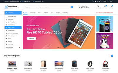 Magento Theme namens "SM Smartech" #92293
