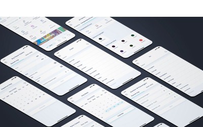Elementos da interface do usuário de passagens aéreas