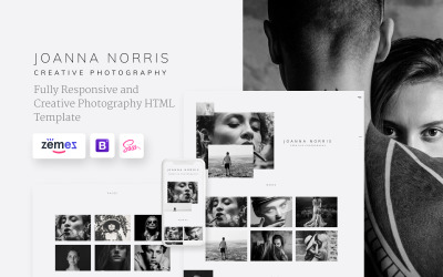 Responsywny szablon strony www Joanna Norris - Photographer Portfolio #92282