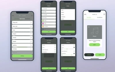 Services maken - UI-elementen voor muziek