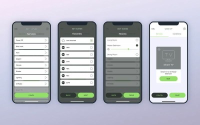 Создание элементов пользовательского интерфейса ServicesV