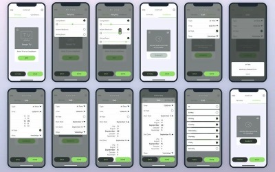 Tjänstevillkor UI-element