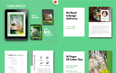 Modello di presentazione di fotografia di portfolio PowerPoint