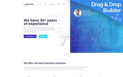 Pyramax - Consulting Moto CMS 3 Template