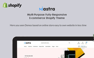 Responsywny szablon Shopify Mastra - The Responsive Multistore #92360