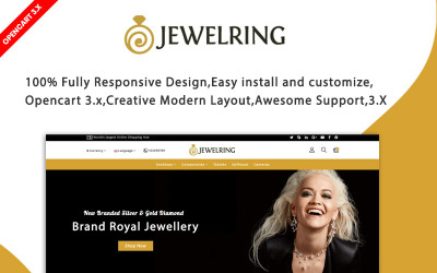 Jewelering Ornaments OpenCart Template