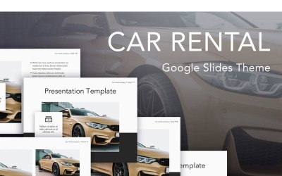 Půjčovna aut Google Slides