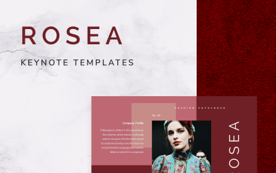 ROSEA - šablona Keynote