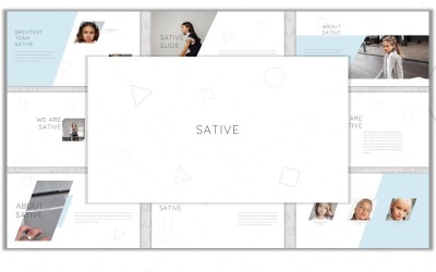 Sative PowerPoint template