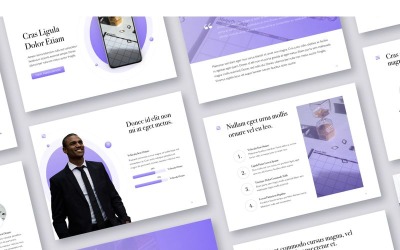 Szeroki zakres szablonu PowerPoint