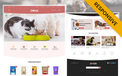 Dogn - Tema de PrestaShop para tienda de alimentos para mascotas