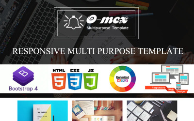 Omex Responsive Multipurpose Website Template