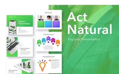 Act Natural - szablon Keynote