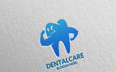 Plantilla de logotipo de Dentalcare