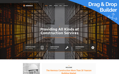 Henmox - Construction Company Moto Cms 3 #92847