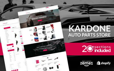 Kardone Auto Parts Store Template Shopify Teması