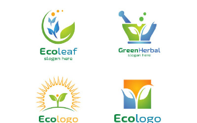 Leaf Ecology 2 Logo Template
