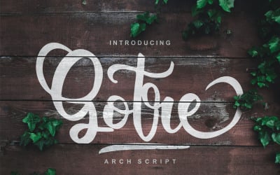 Gotre | Carattere corsivo