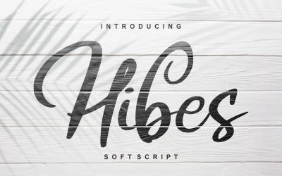 Hibes | Carattere corsivo morbido