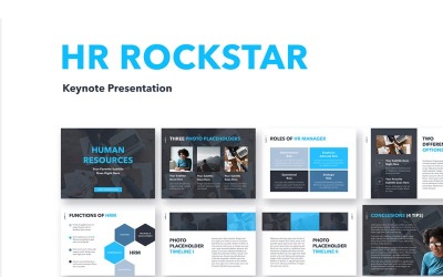 HR Rockstar - шаблон Keynote