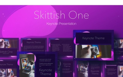 Skittish One - шаблон Keynote