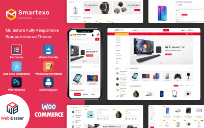 Smartexo - Elektroniskt mångsidigt WooCommerce-tema