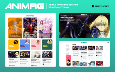 ANIMAG - Anime and Manga Magazine Tema WordPress №93147