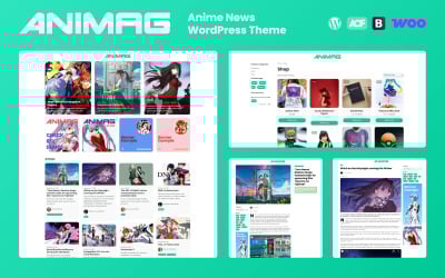 ANIMAG - 动漫新闻 WordPress 主题 + RTL