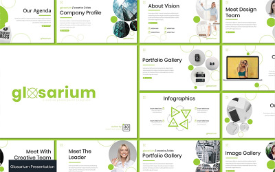 Glosarium PowerPoint演示模板