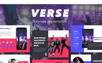 Verse - szablon Keynote