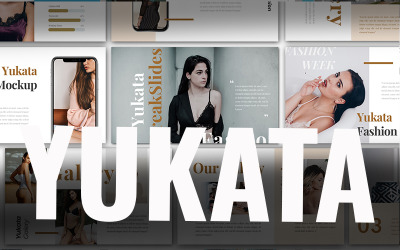 Yukata Fashion - szablon Keynote