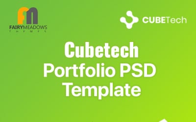 Cubetech - Portfolio PSD-sjabloon
