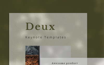 DEUX - Keynote sablon